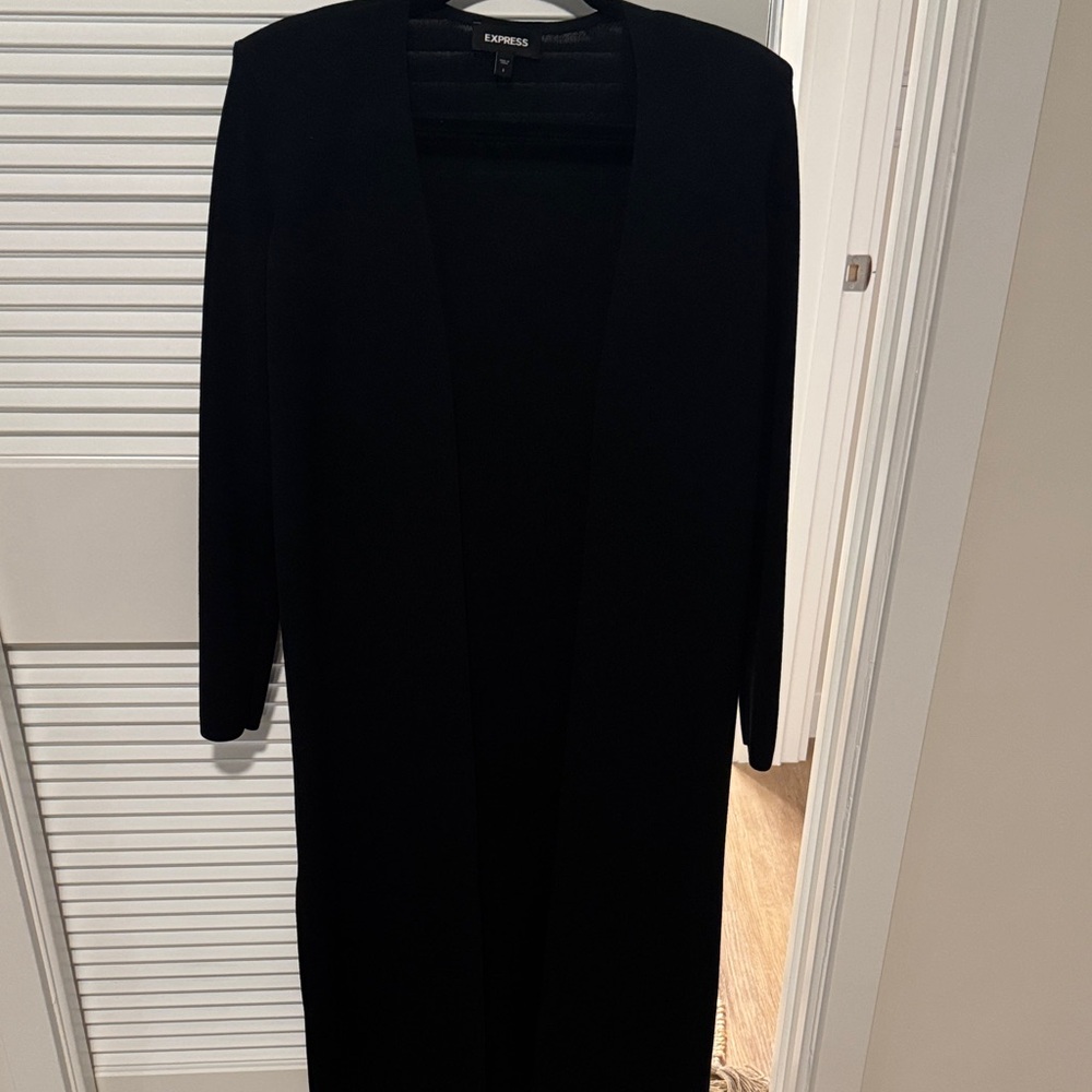 Black Duster Cardigan